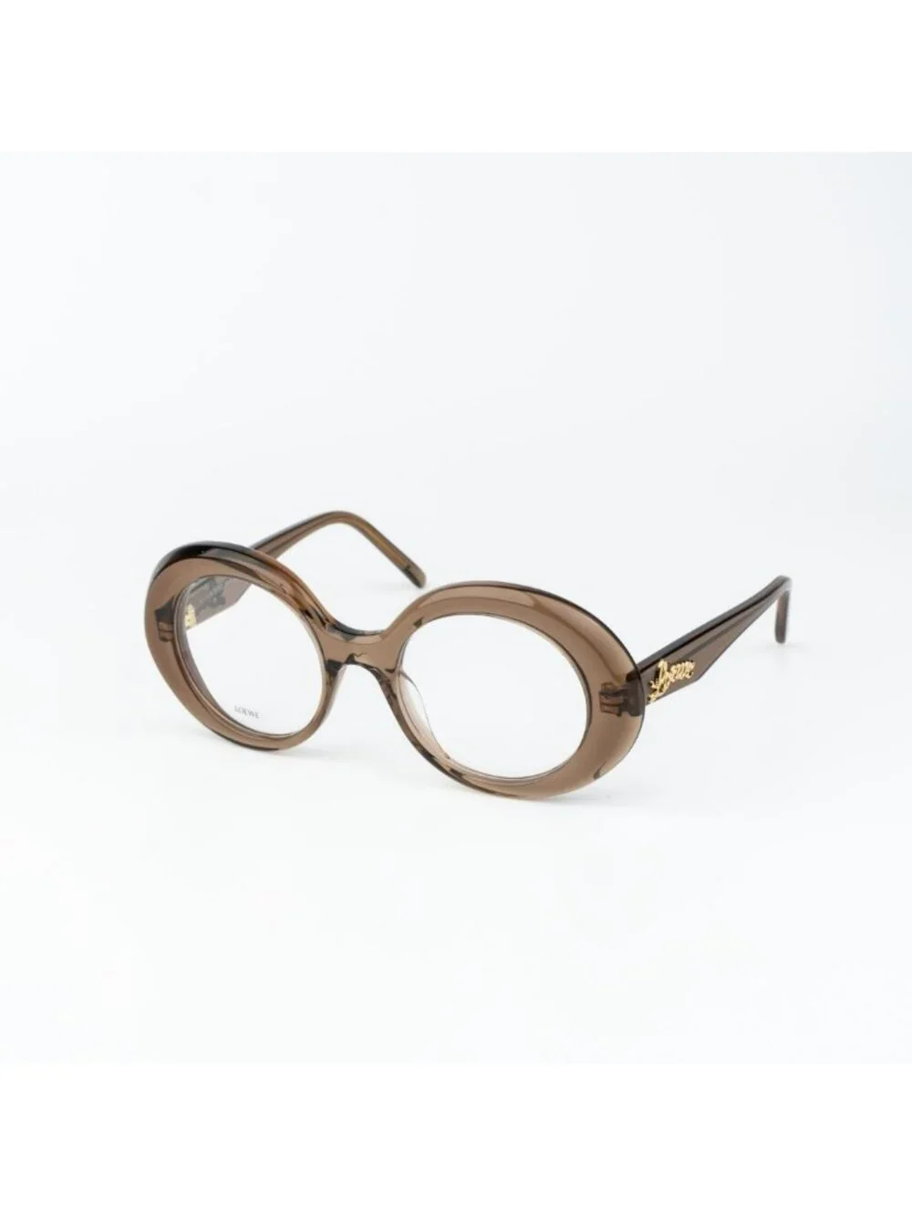 Loewe CURVY Women Sunglasses Brown Round LW50046I 045 NEW AUTHENTIC